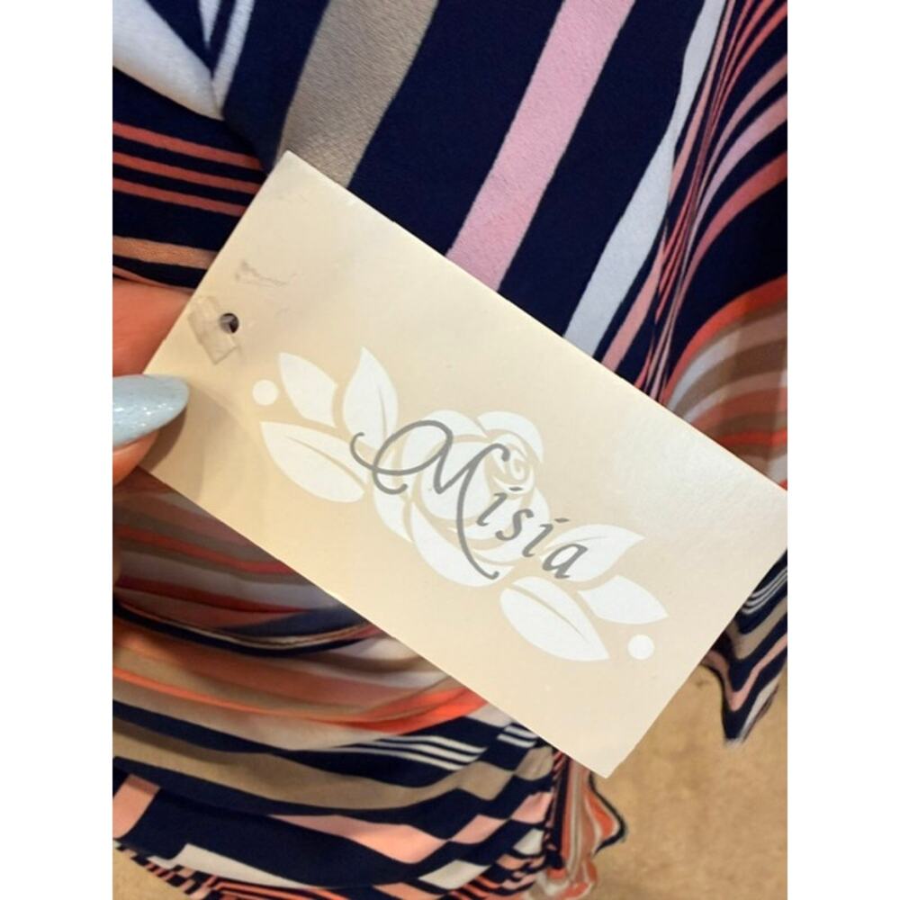 Misia - Striped Wrap Blouse - Medium - Picture 4 of 4